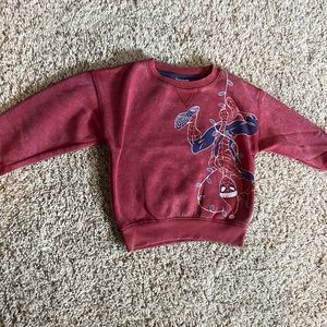 Hardly worn super soft Marvel Spider-Man Holiday/Xmas graphic crewneck fleece!